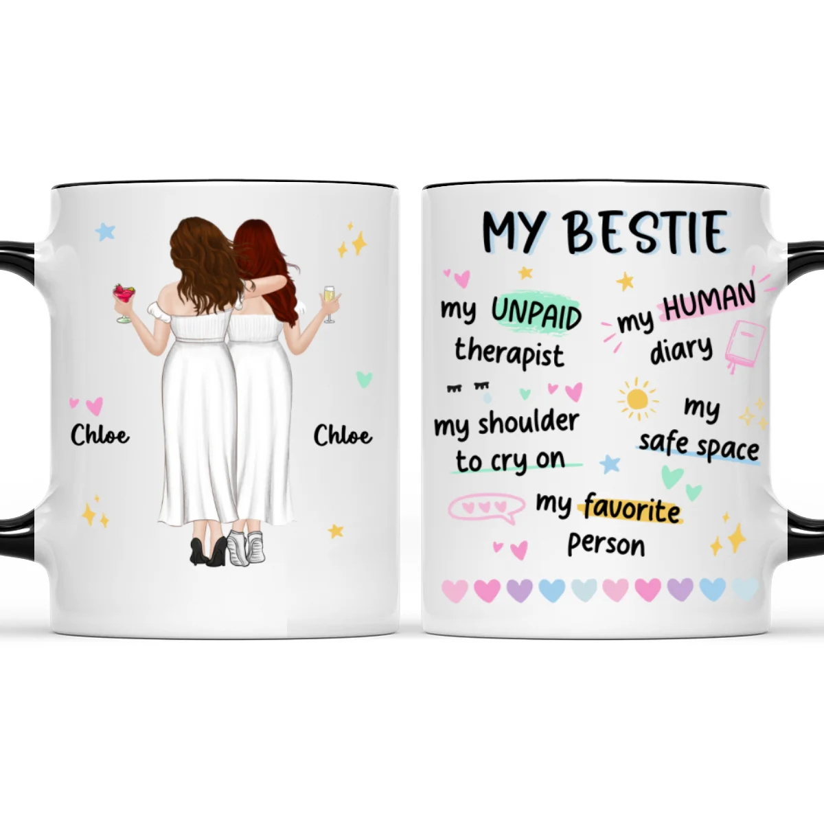 My Human Diary - Personalized Custom Accent Mug - Image 6