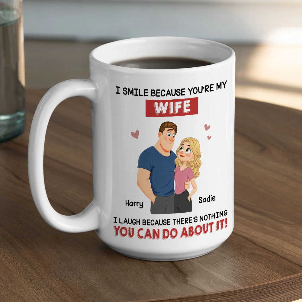 My Husband - Personalized Custom Coffee Mug - Image 6