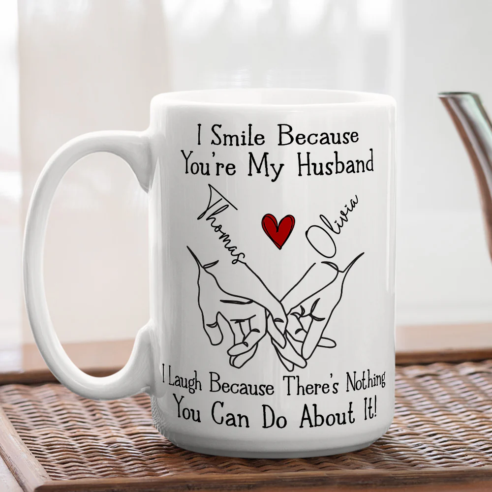 My Husband - Personalized Custom Coffee Mug - Image 4