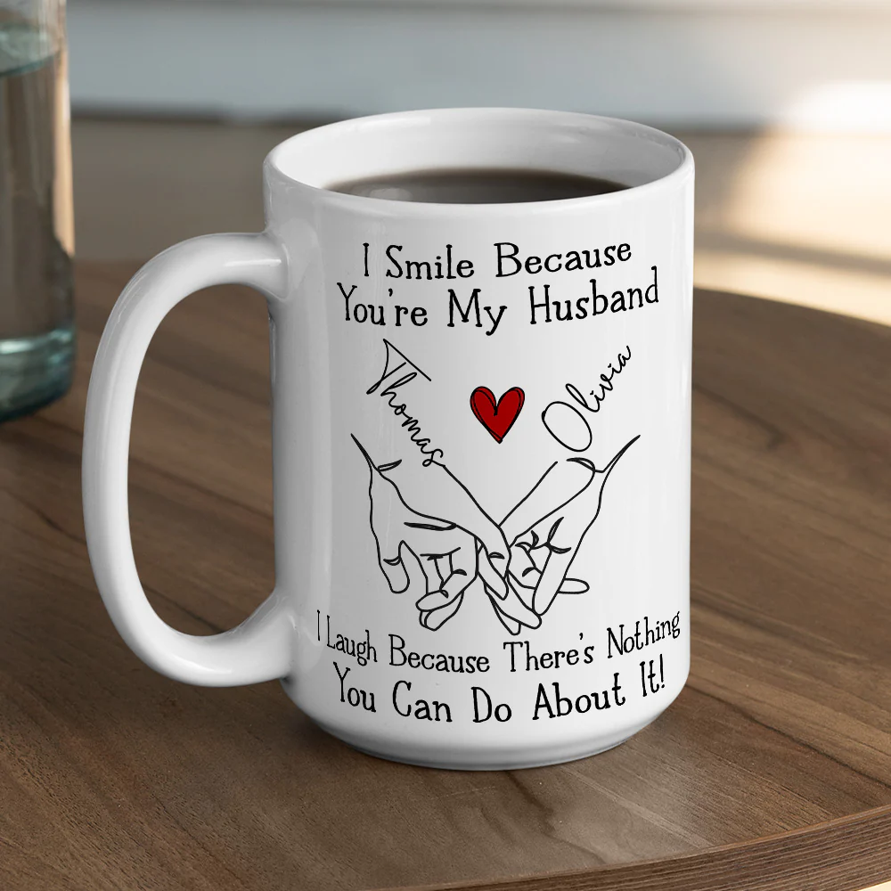 My Husband - Personalized Custom Coffee Mug - Image 5