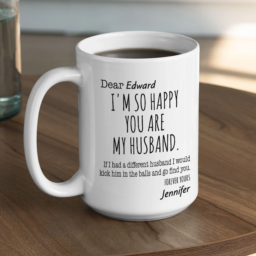 My Husband - Personalized Custom Coffee Mug - Image 5