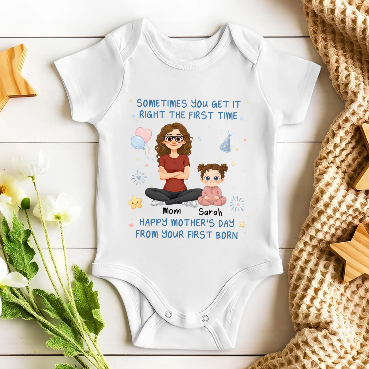 My Kid - Personalized Custom Baby Onesie - Image 3