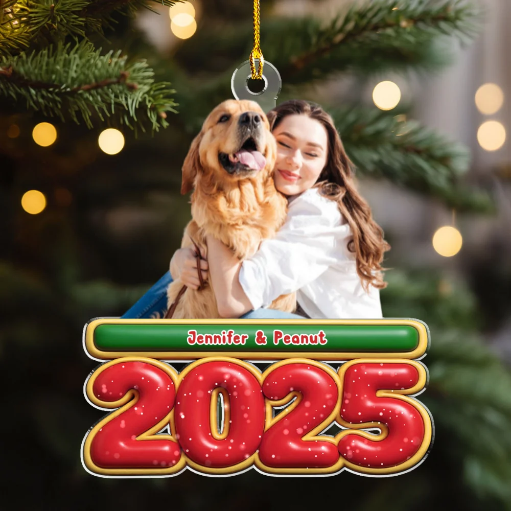 My Kids Is Here Photo - Personalized Custom Acrylic Ornament - Image 7
