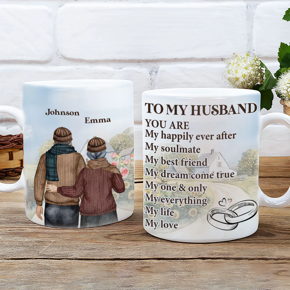 My Life And My Love - Personalized Custom Coffee Mug - Image 3