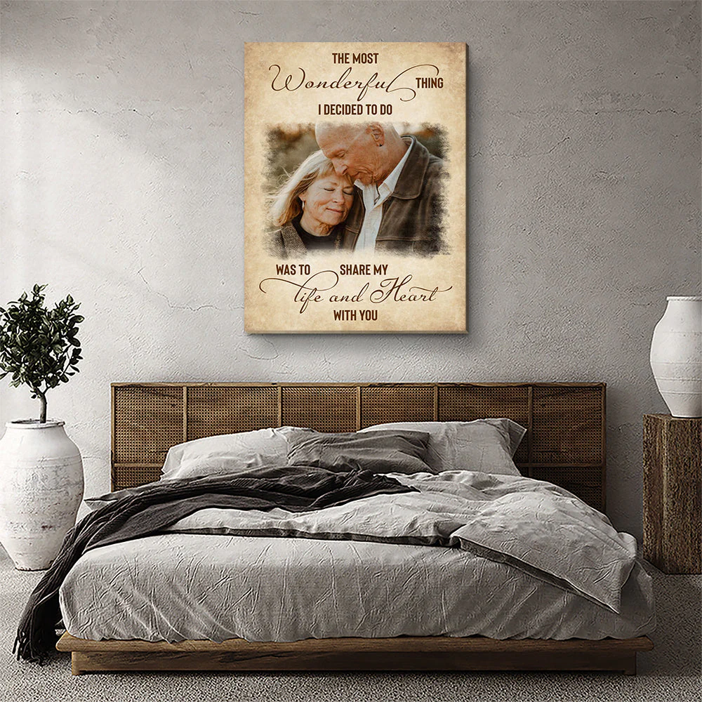My Life & Heart - Personalized Custom Photo Canvas - Image 4