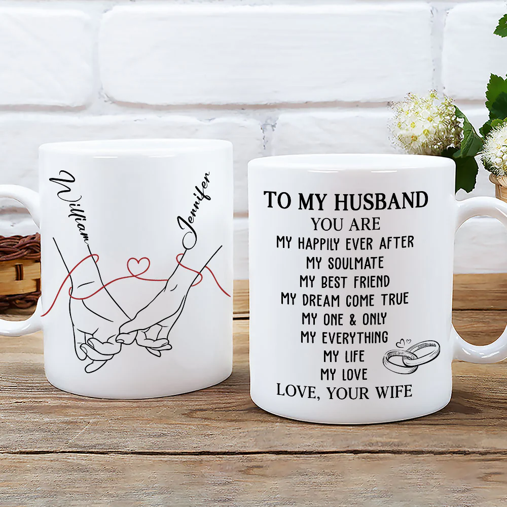 My Life My Love - Personalized Custom Coffee Mug - Image 2