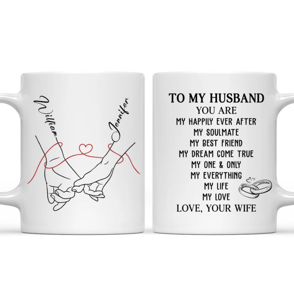 My Life My Love - Personalized Custom Coffee Mug - Image 7