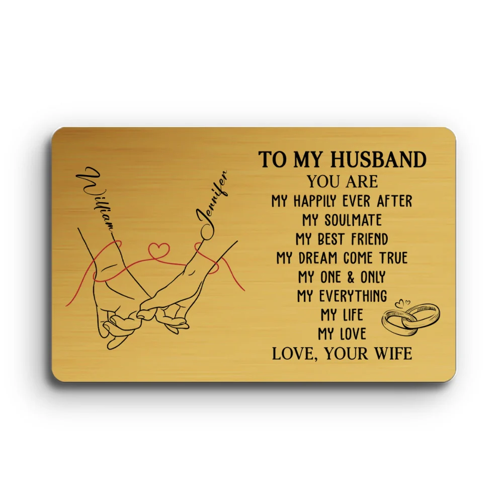 My Life My Love - Personalized Custom Wallet Card - Image 10