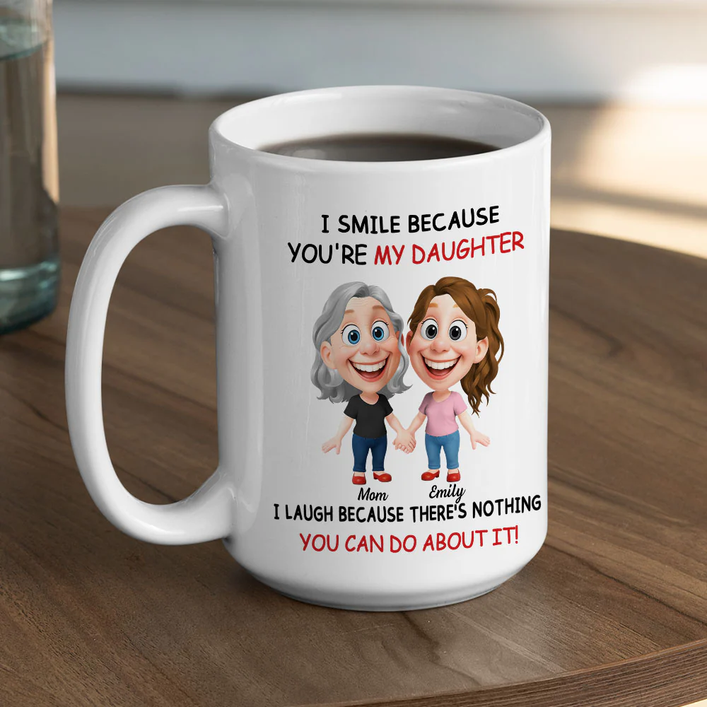 My Little Girl - Personalized Custom Coffee Mug - Image 7