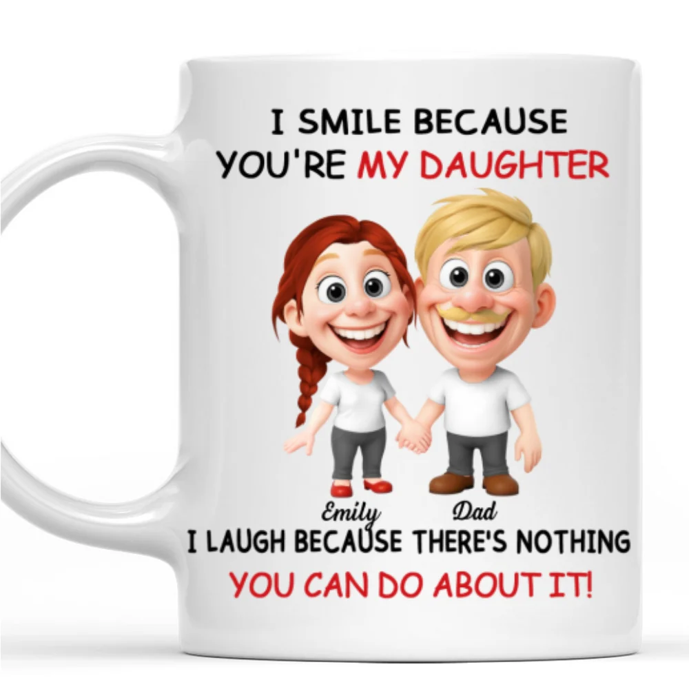My Little Girl - Personalized Custom Coffee Mug - Image 9