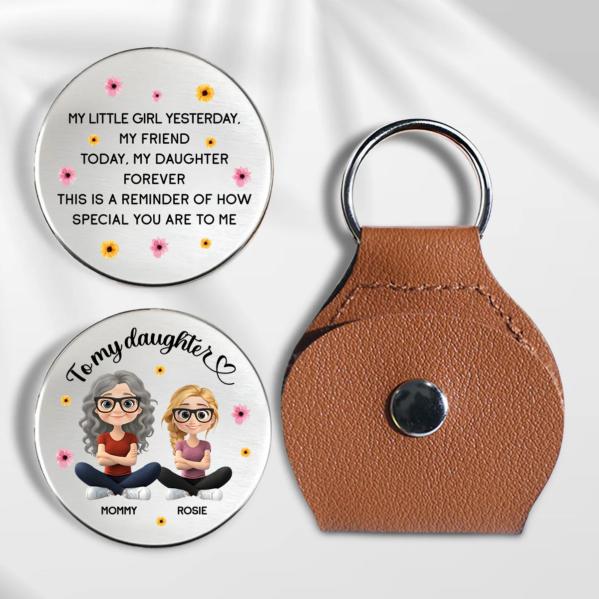 My Little Girl - Personalized Custom Pocket Hug