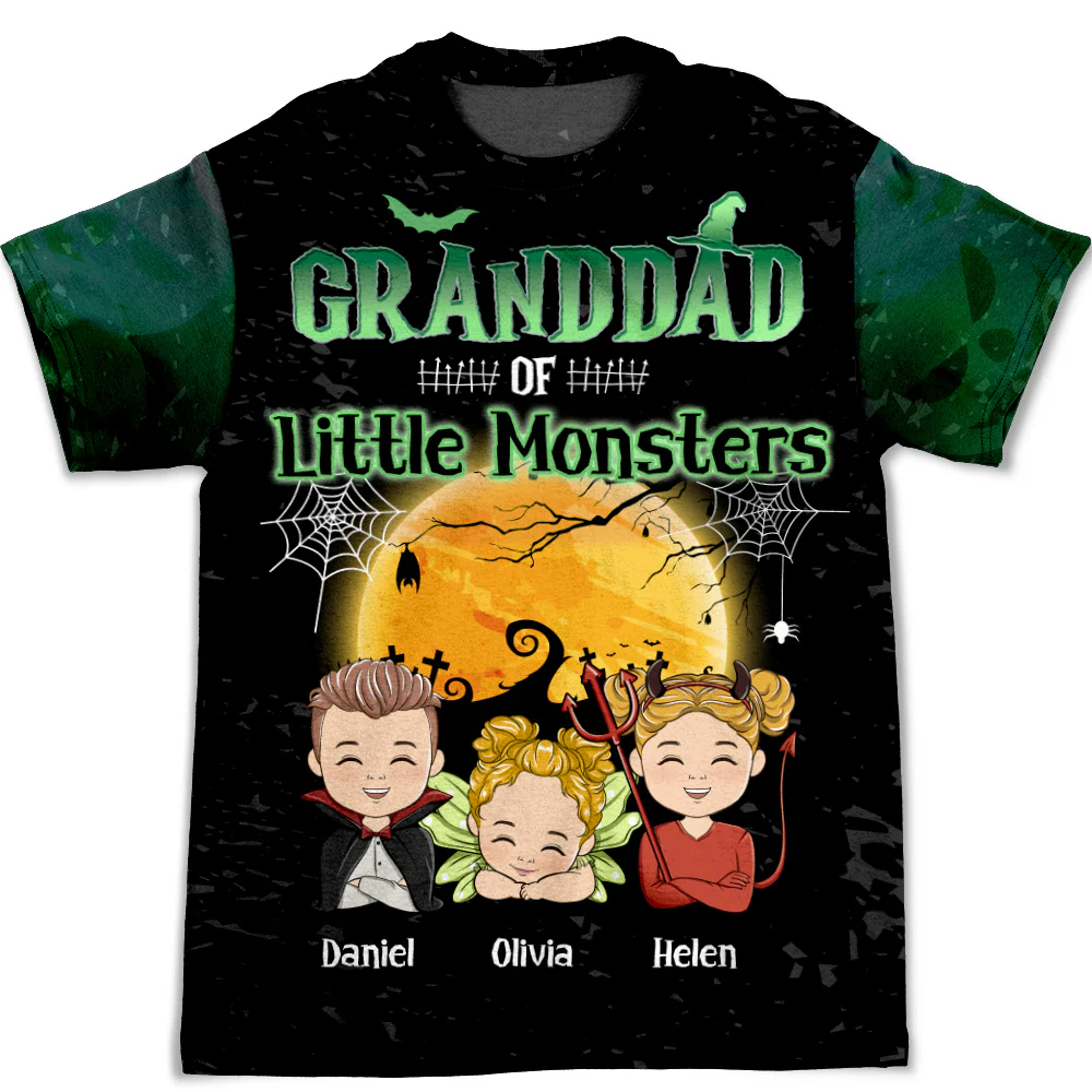 My Little Monsters - Personalized Custom All-over-print T-shirt - Image 2