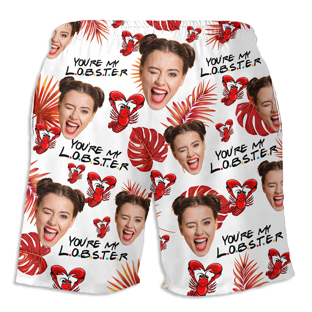 My Lobster - Personalized Custom Beach Shorts - Image 2