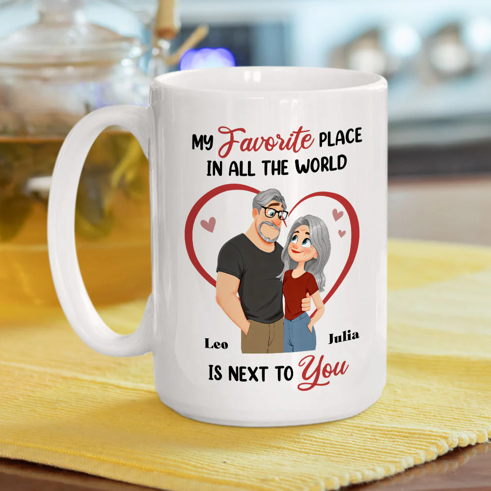 My Love For You - Personalized Custom Coffee Mug - Image 4