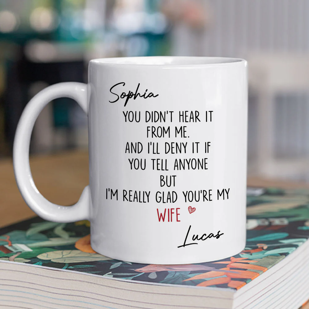 My Love For You - Personalized Custom Coffee Mug - Image 2