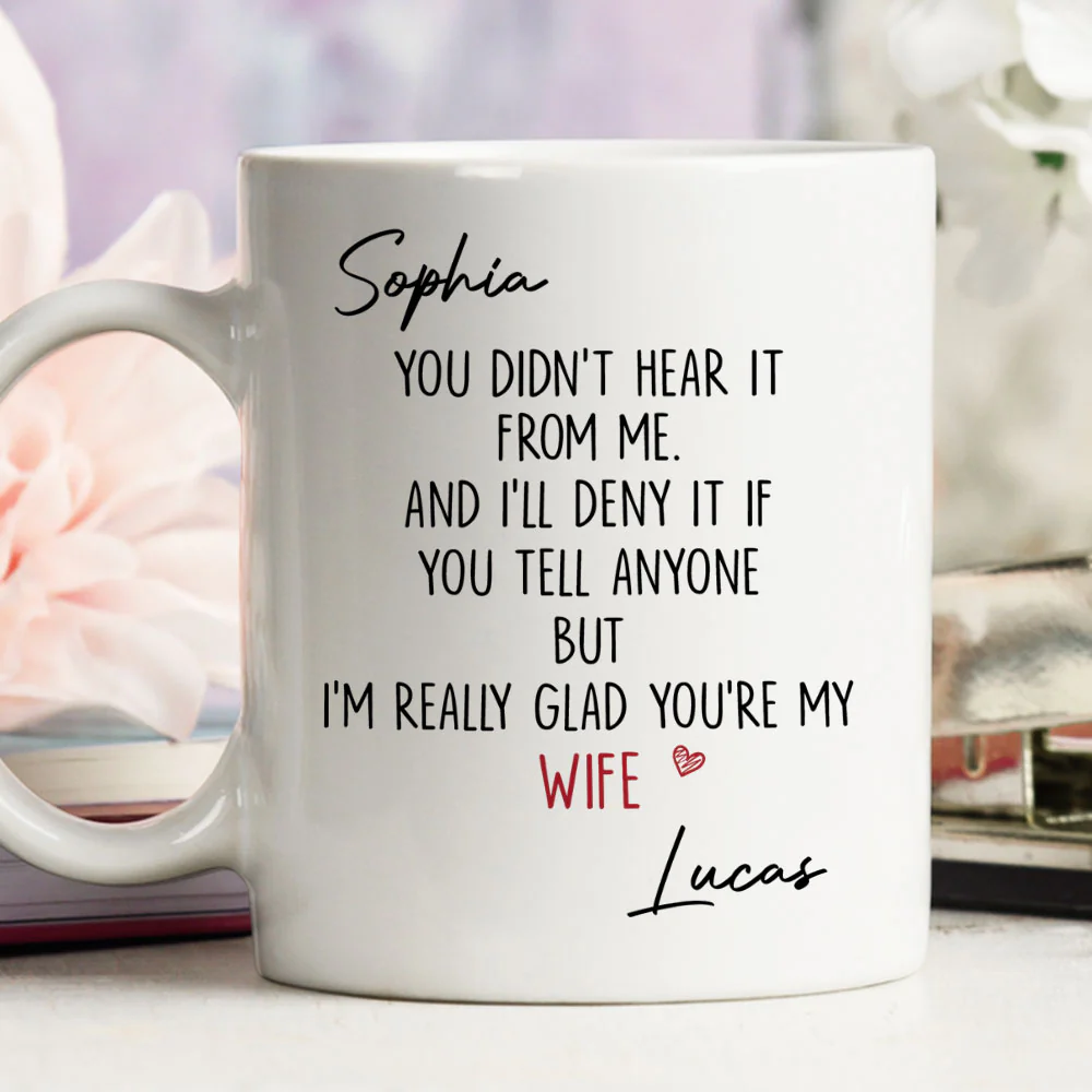 My Love For You - Personalized Custom Coffee Mug - Image 3