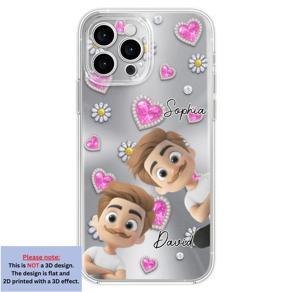 My Lovely Grandkids - Personalized Custom 3D Effect Phone Case - Image 21