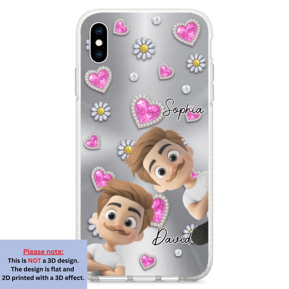 My Lovely Grandkids - Personalized Custom 3D Effect Phone Case - Image 23