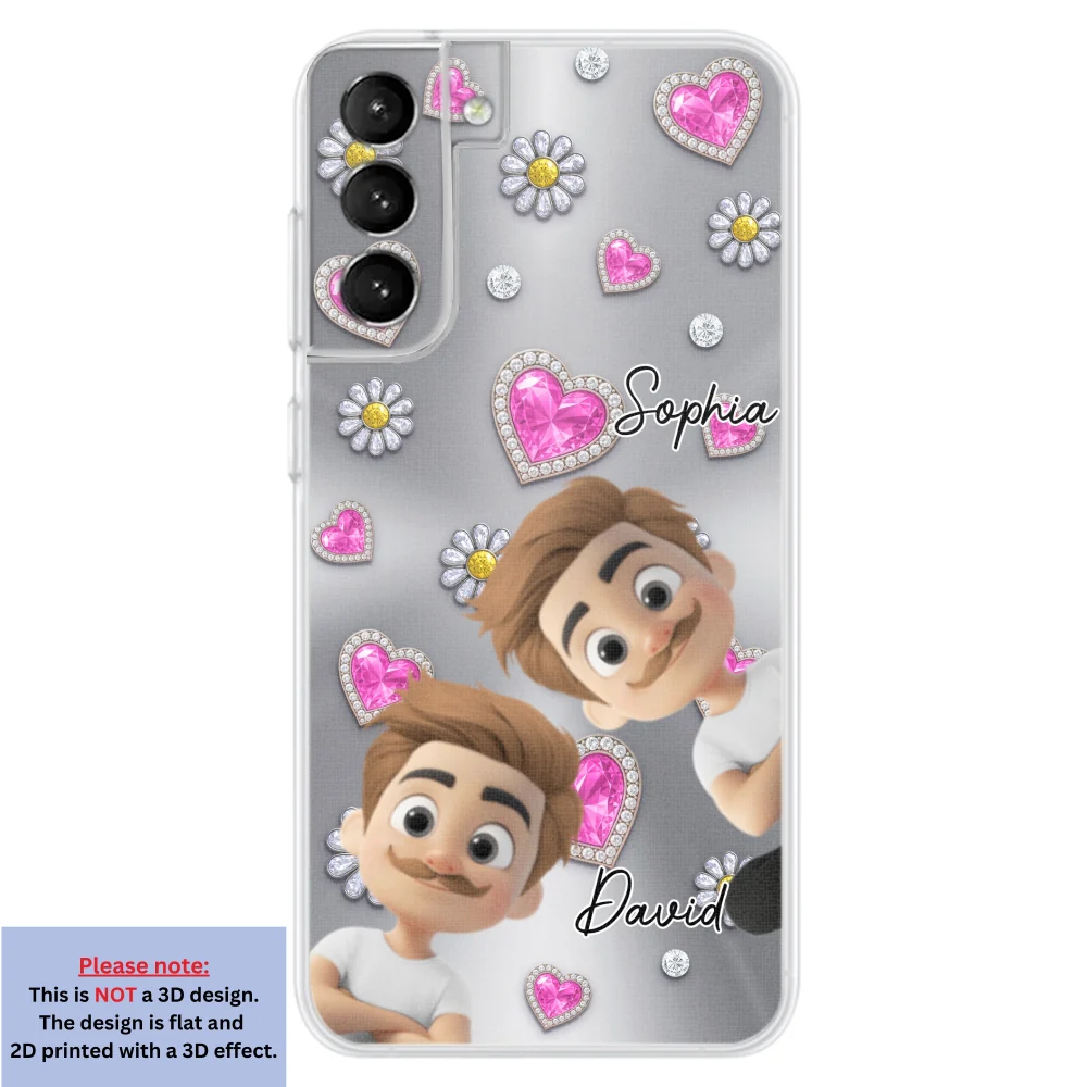 My Lovely Grandkids - Personalized Custom 3D Effect Phone Case - Image 28