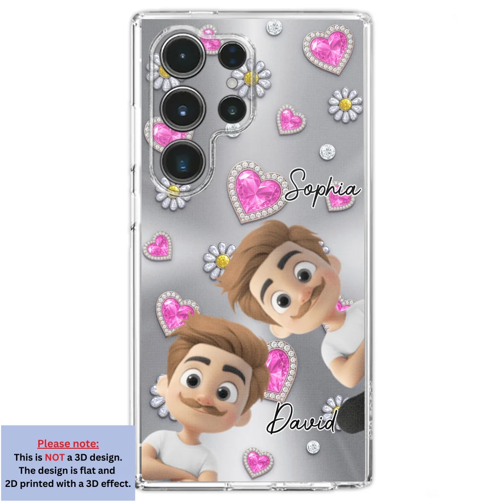 My Lovely Grandkids - Personalized Custom 3D Effect Phone Case - Image 29