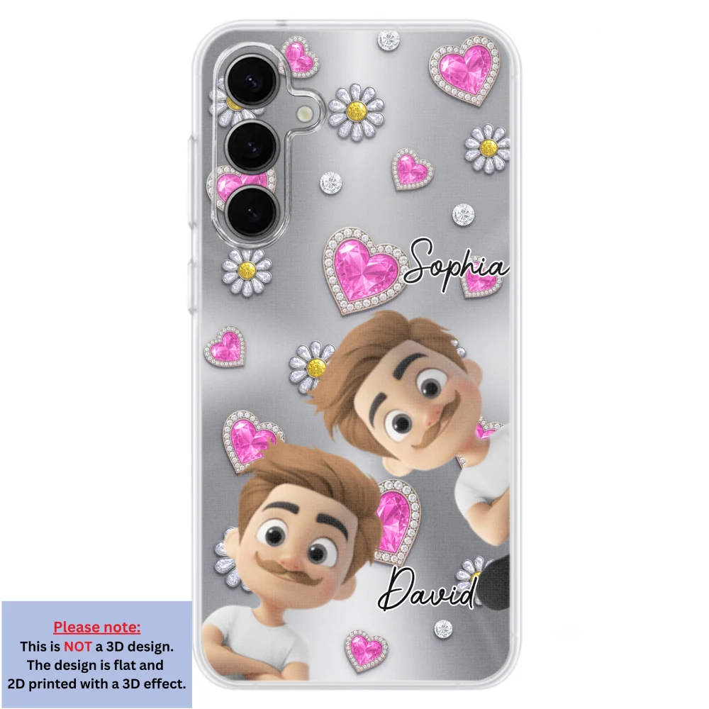My Lovely Grandkids - Personalized Custom 3D Effect Phone Case - Image 30