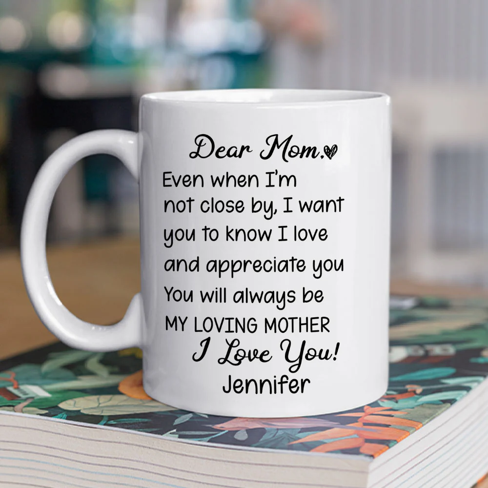 My Loving Mom - Personalized Custom Coffee Mug - Image 2