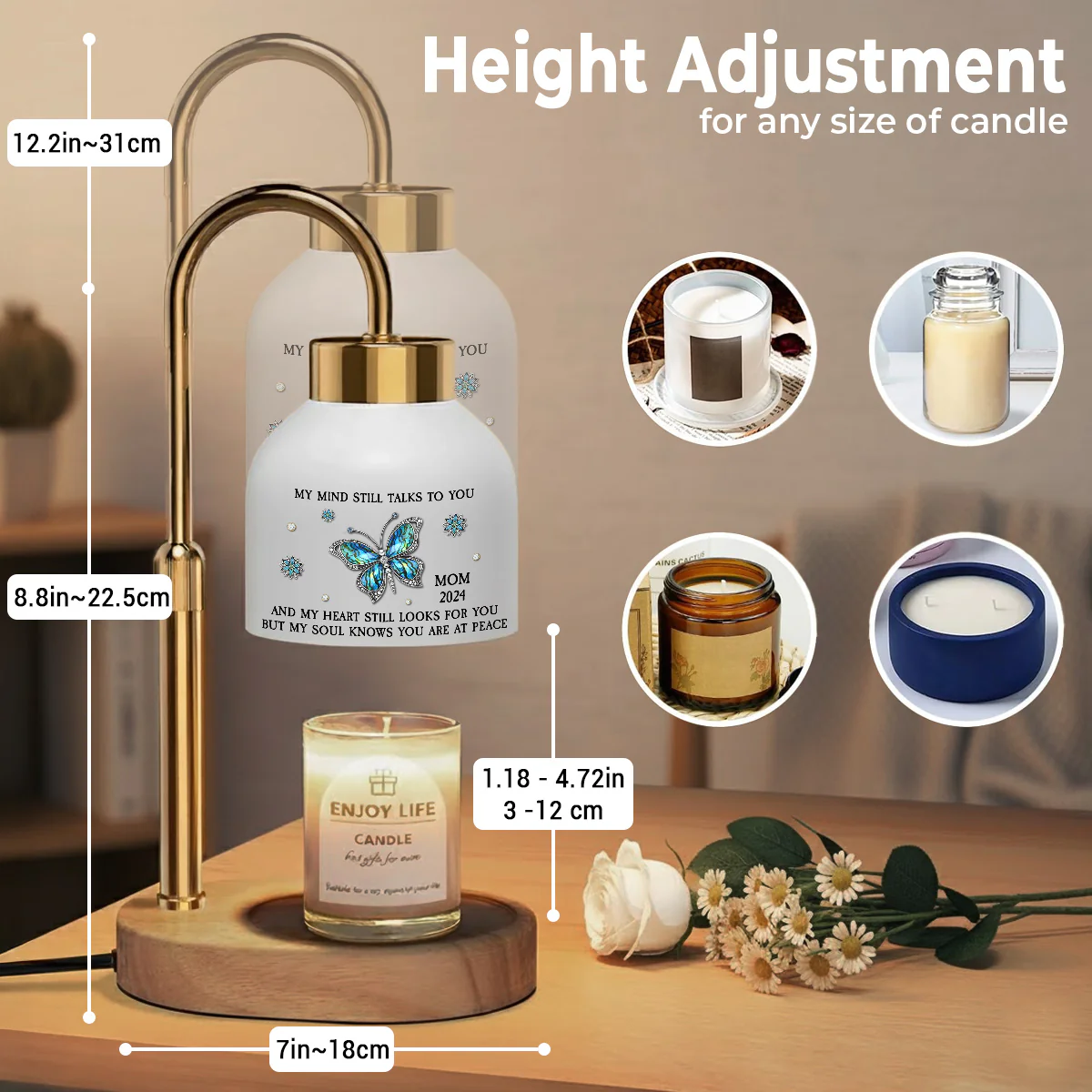 My Memory - Personalized Custom Candle Warmer Lamp - Image 3
