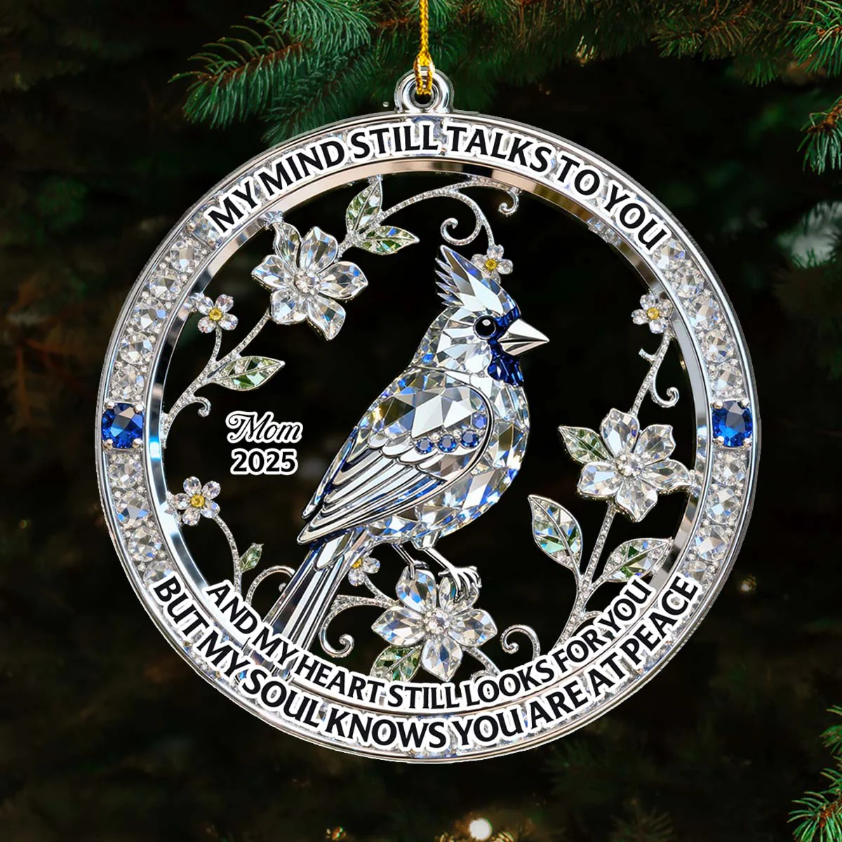 My Mind My Heart - Personalized Custom Acrylic Ornament