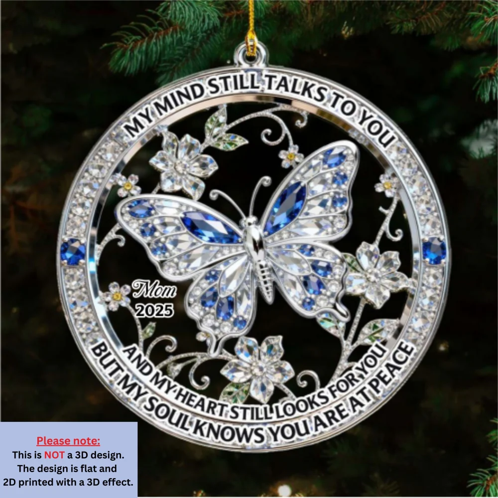 My Mind My Heart - Personalized Custom Acrylic Ornament - Image 6