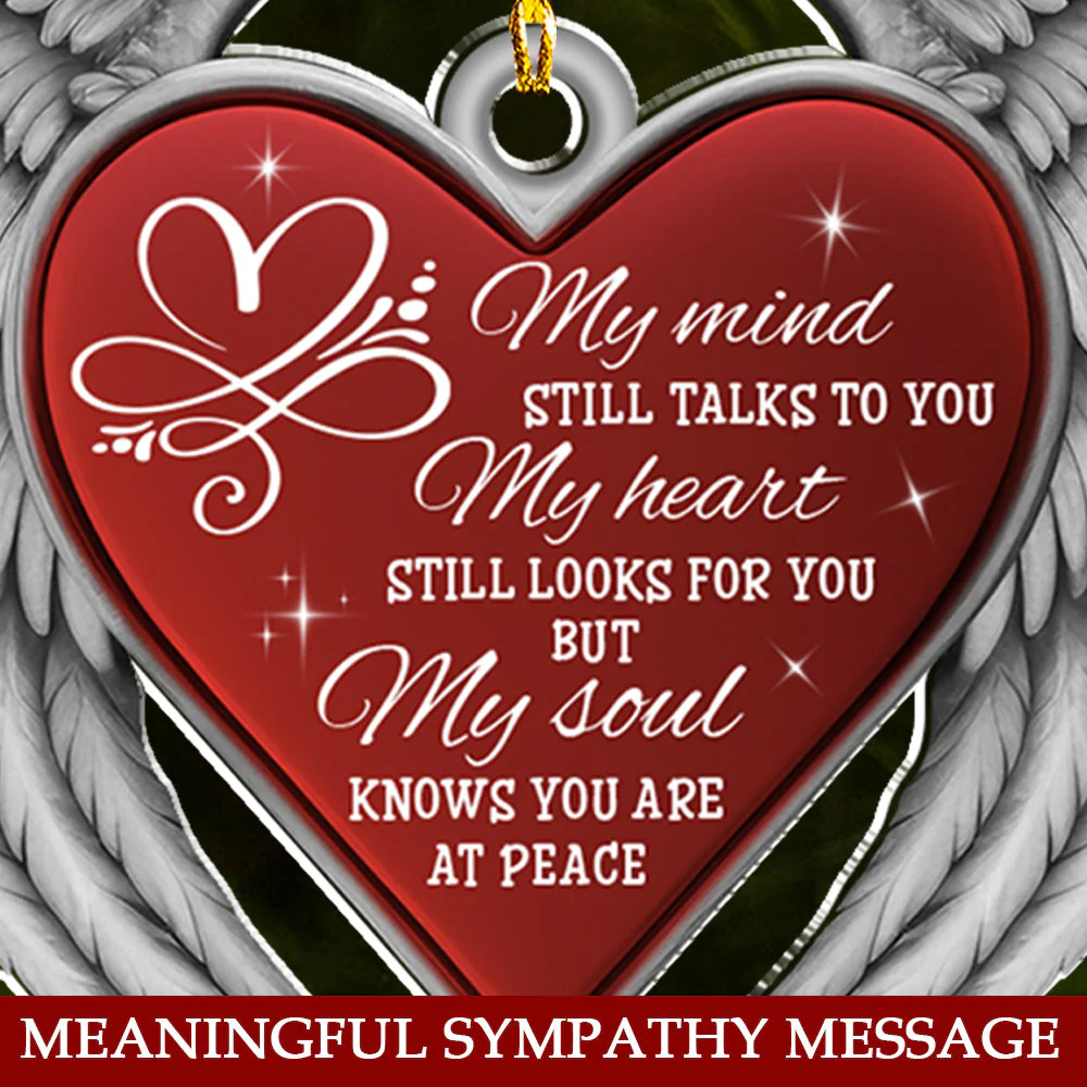My Mind Talks To You - Acrylic Ornament - Image 5