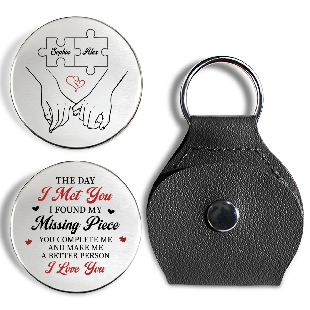My Missing Piece - Personalized Custom Pocket Hug - Image 7