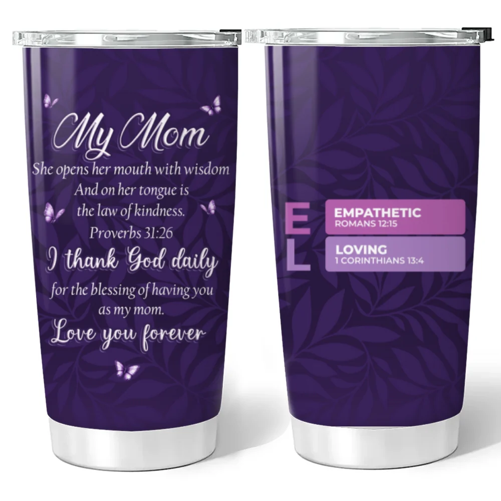 My Mom - Personalized Custom Tumbler - Image 7