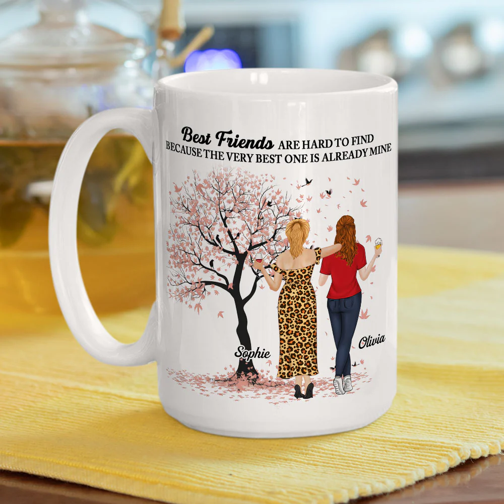 My One And Only Bestie - Personalized Custom Coffee Mug - Image 4