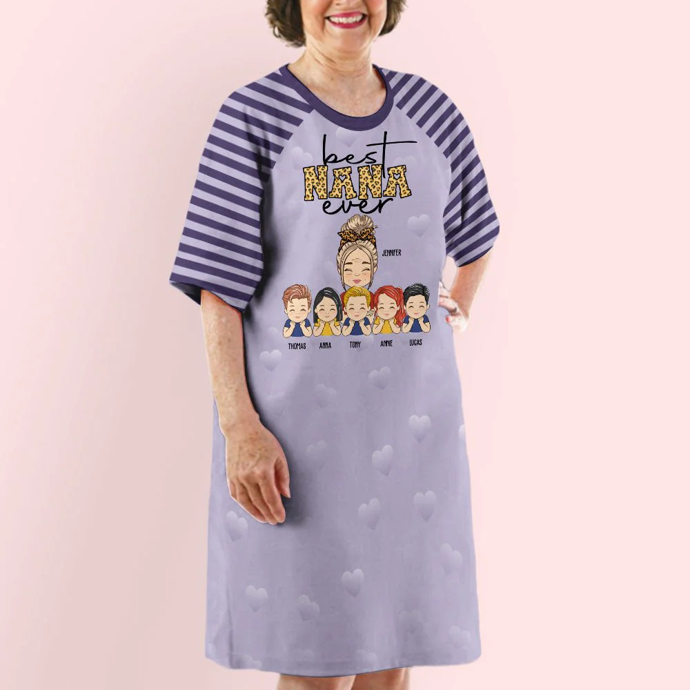 My One And Only Grandma - Personalized Custom 3/4 Sleeve Dress - Image 5