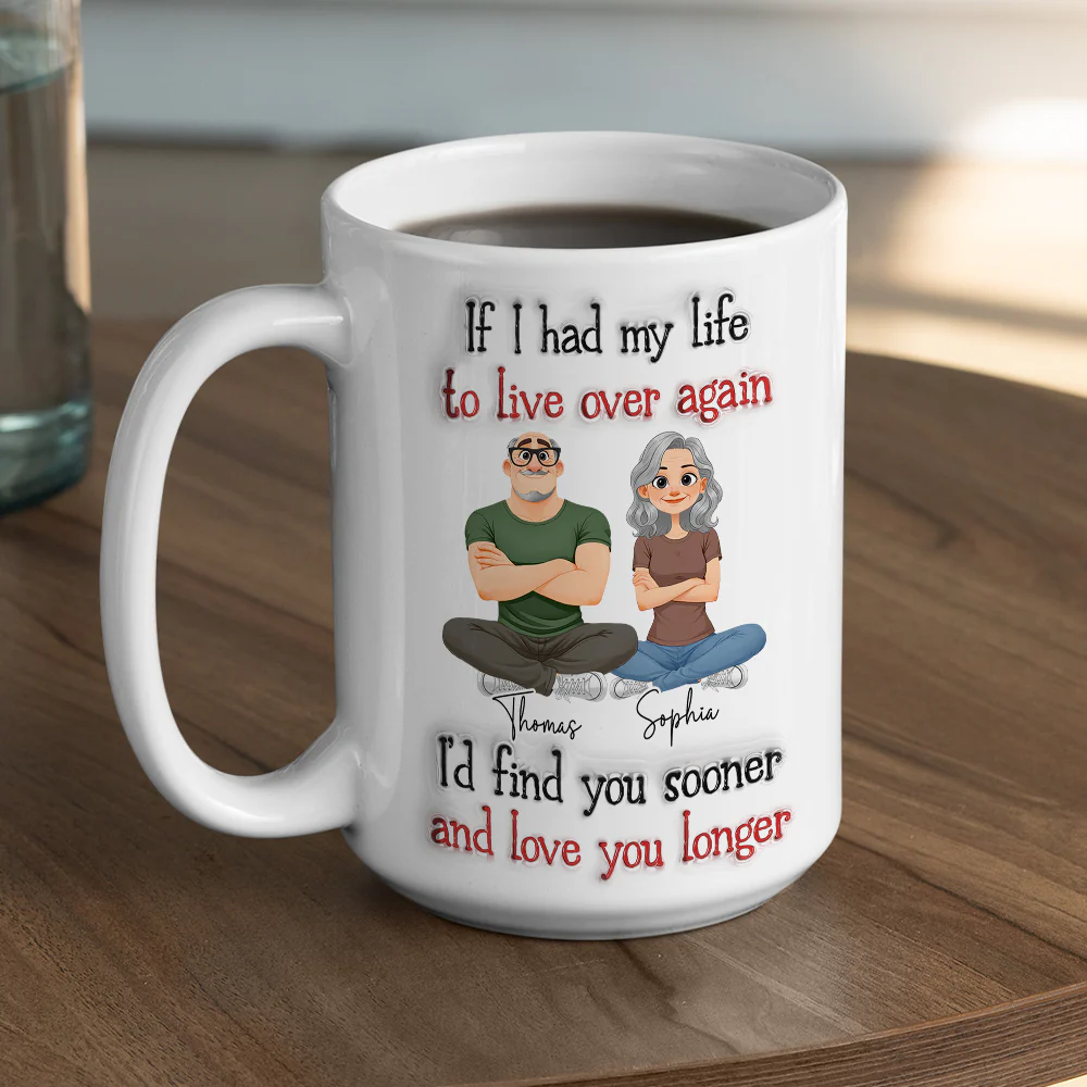 My One Love - Personalized Custom 3D Inflated Effect Mug - Image 5