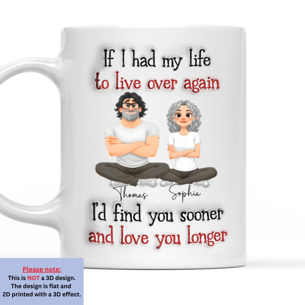 My One Love - Personalized Custom 3D Inflated Effect Mug - Image 7