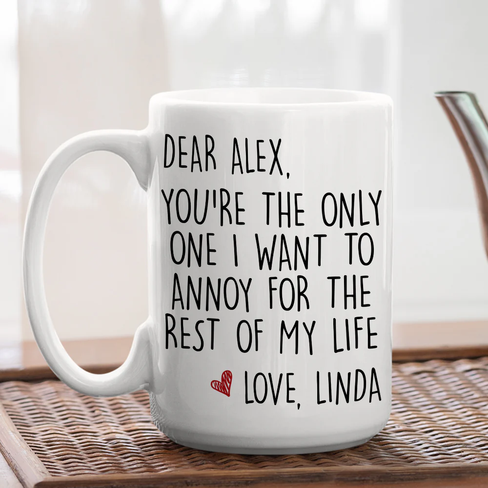 My Only One - Personalized Custom Coffee Mug - Image 5
