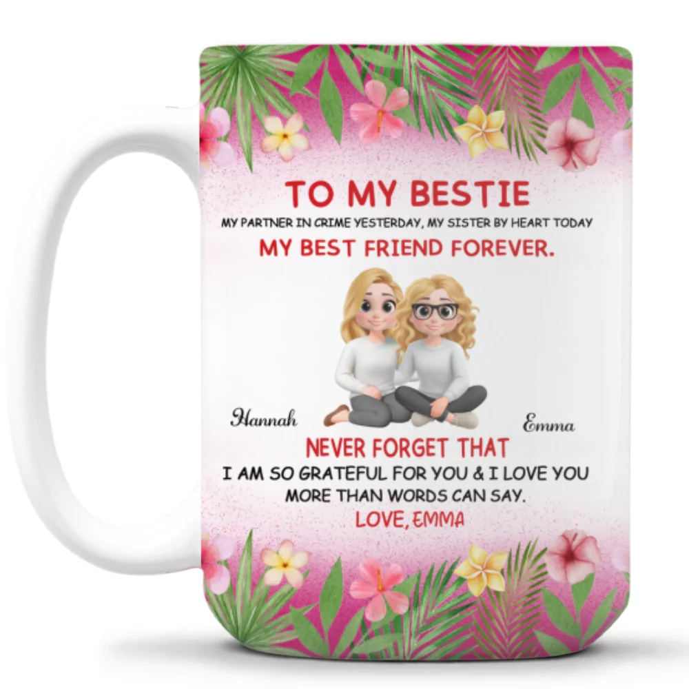 My Partner In Crime Yesterday - Personalized Custom Coffee Mug - Image 9