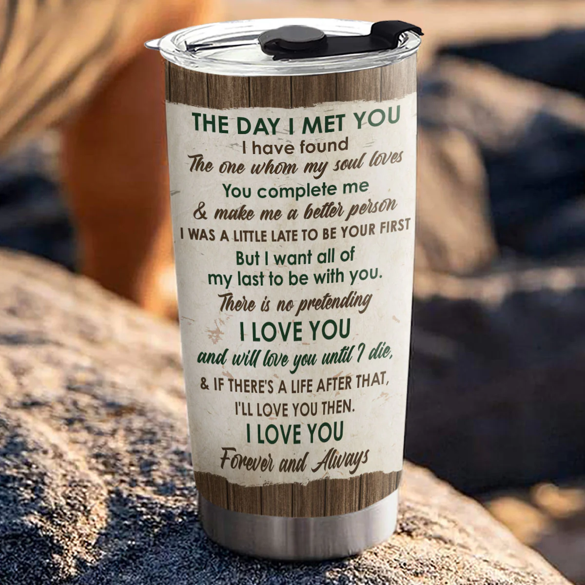 My Partner - Personalized Custom Tumbler - Image 3