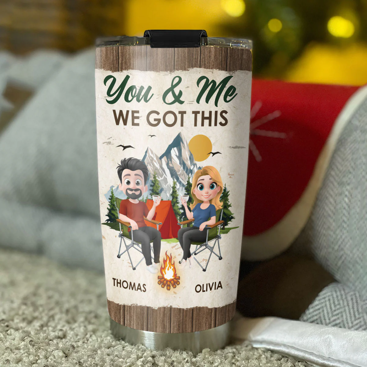 My Partner - Personalized Custom Tumbler - Image 4