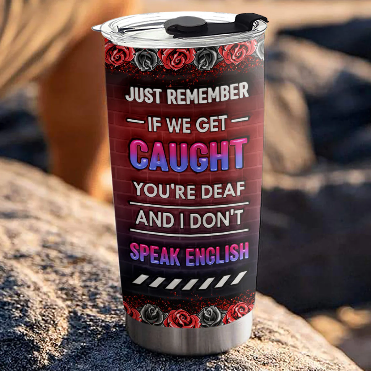 My Partners In Crime - Personalized Custom 3D Inflated Effect Tumbler - Image 4