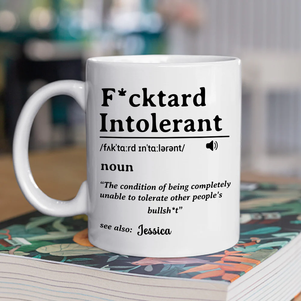 My Patience For Fools Ends - Personalized Custom Coffee Mug - Image 2