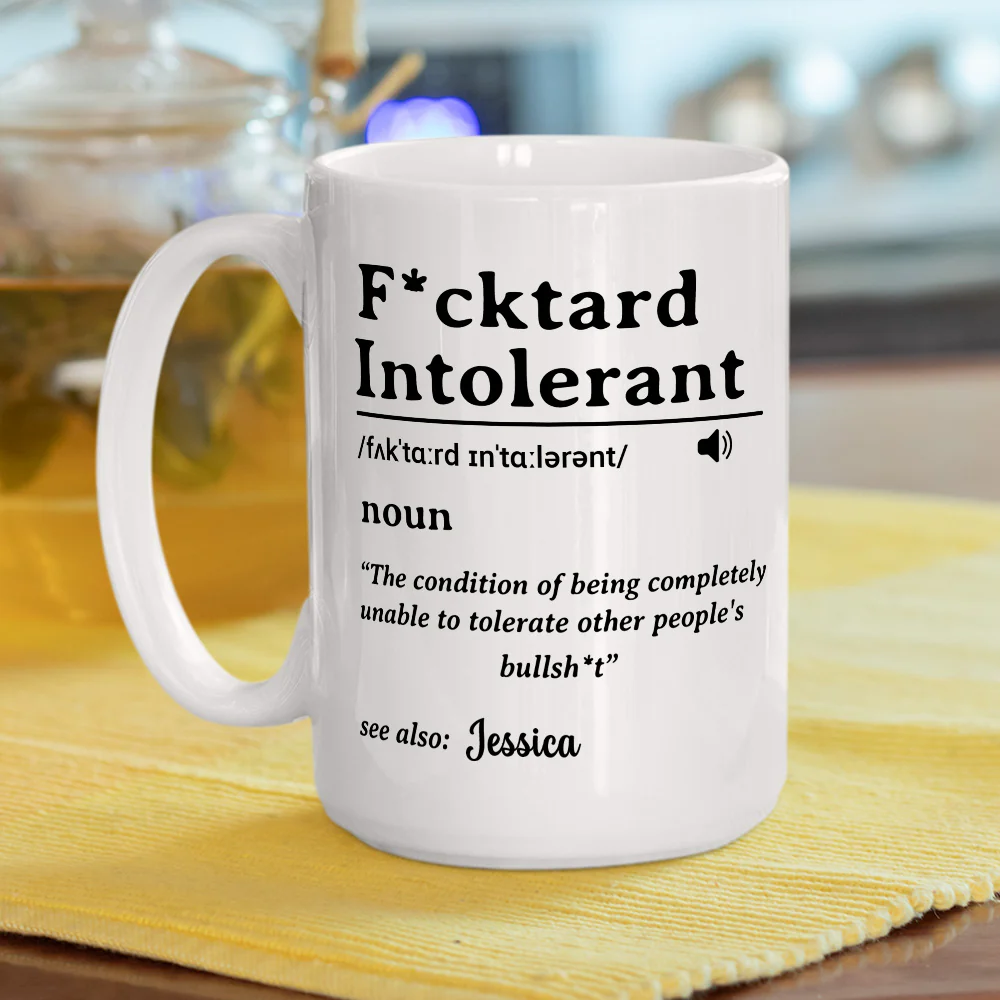 My Patience For Fools Ends - Personalized Custom Coffee Mug - Image 6