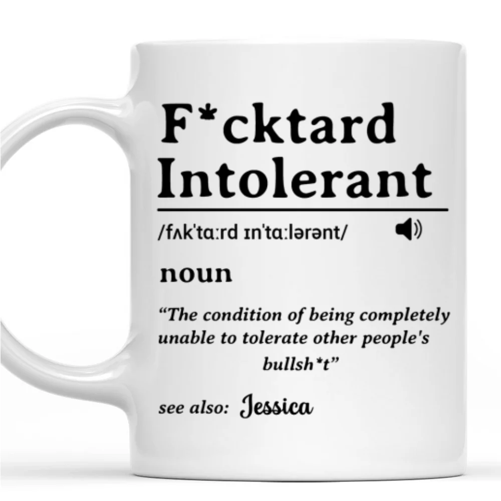 My Patience For Fools Ends - Personalized Custom Coffee Mug - Image 8