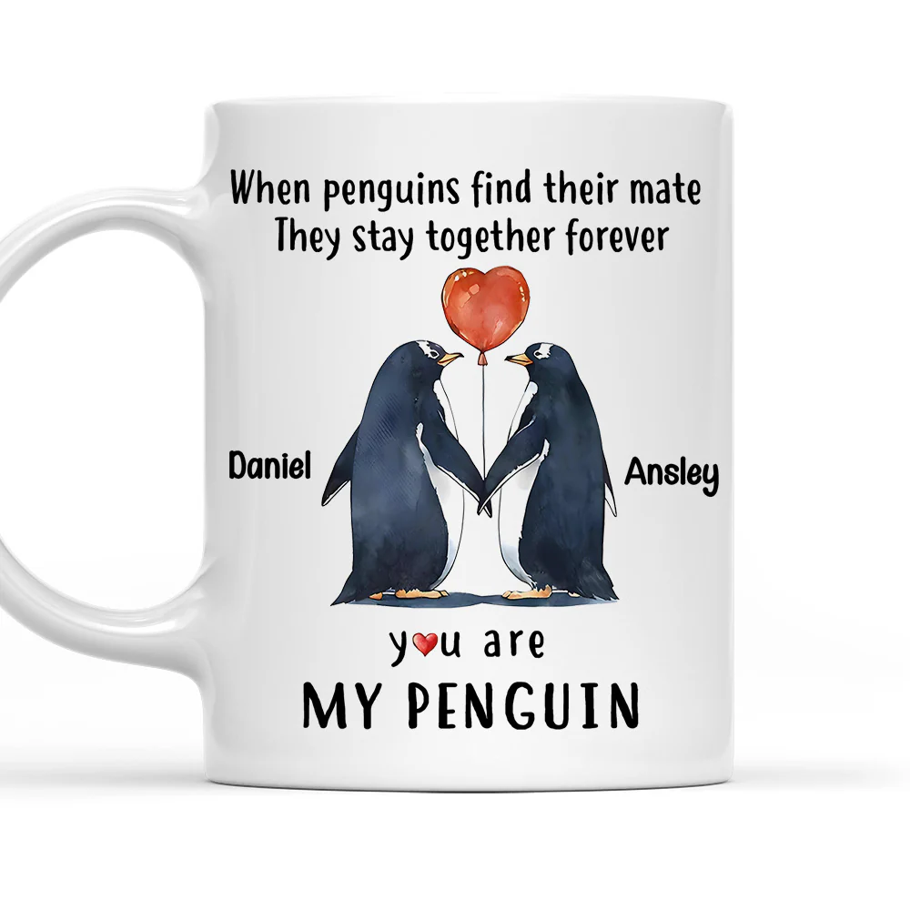 My Penguin - Personalized Custom Coffee Mug - Image 3