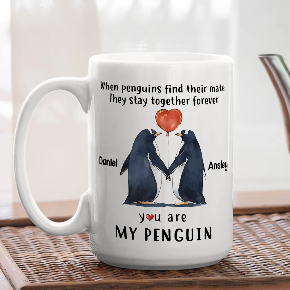 My Penguin - Personalized Custom Coffee Mug - Image 4