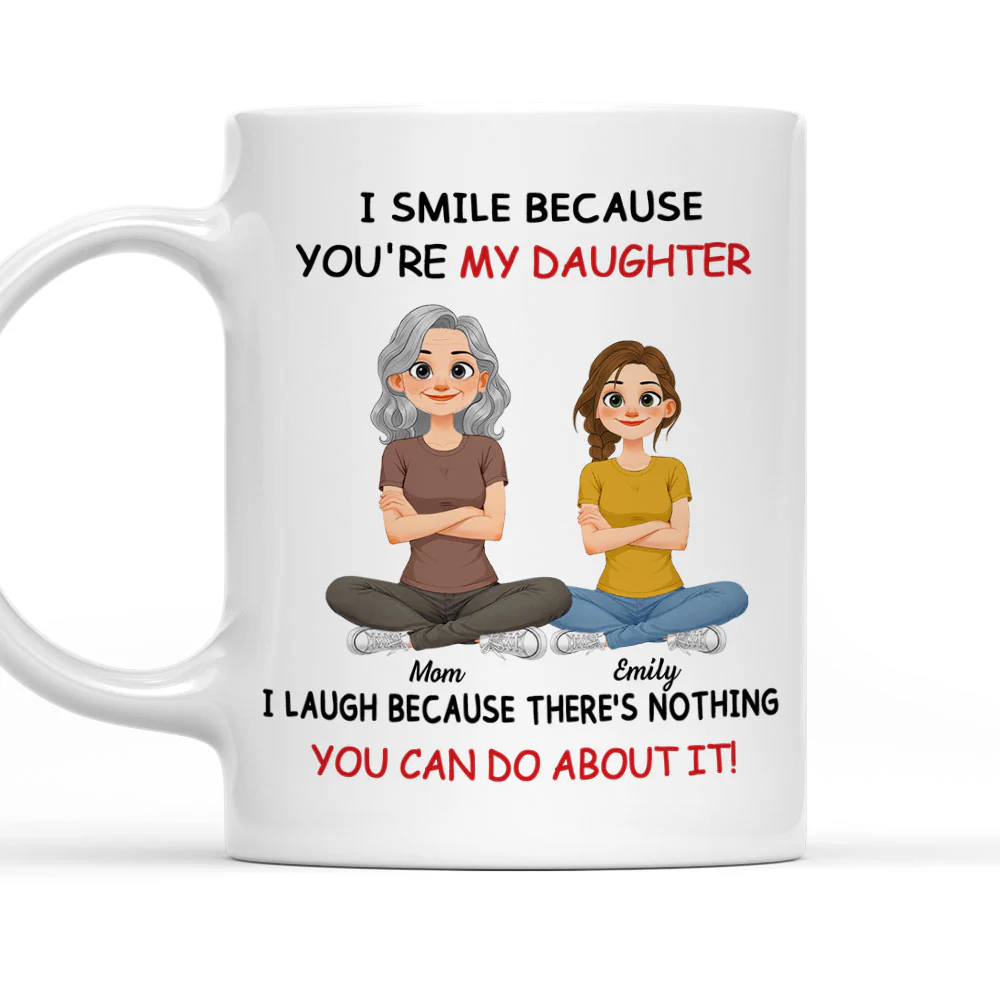 My Precious Girl - Personalized Custom Coffee Mug - Image 2