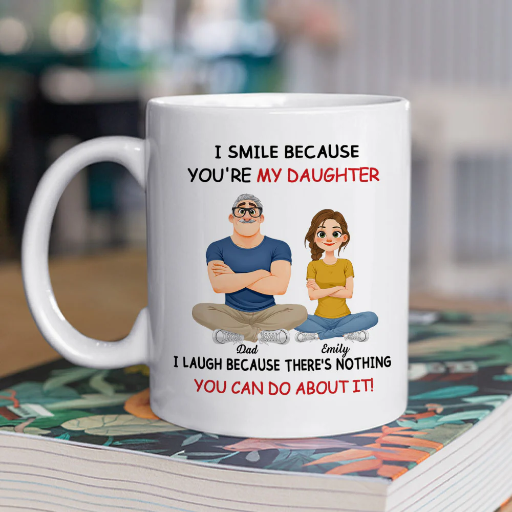 My Precious Girl - Personalized Custom Coffee Mug - Image 4