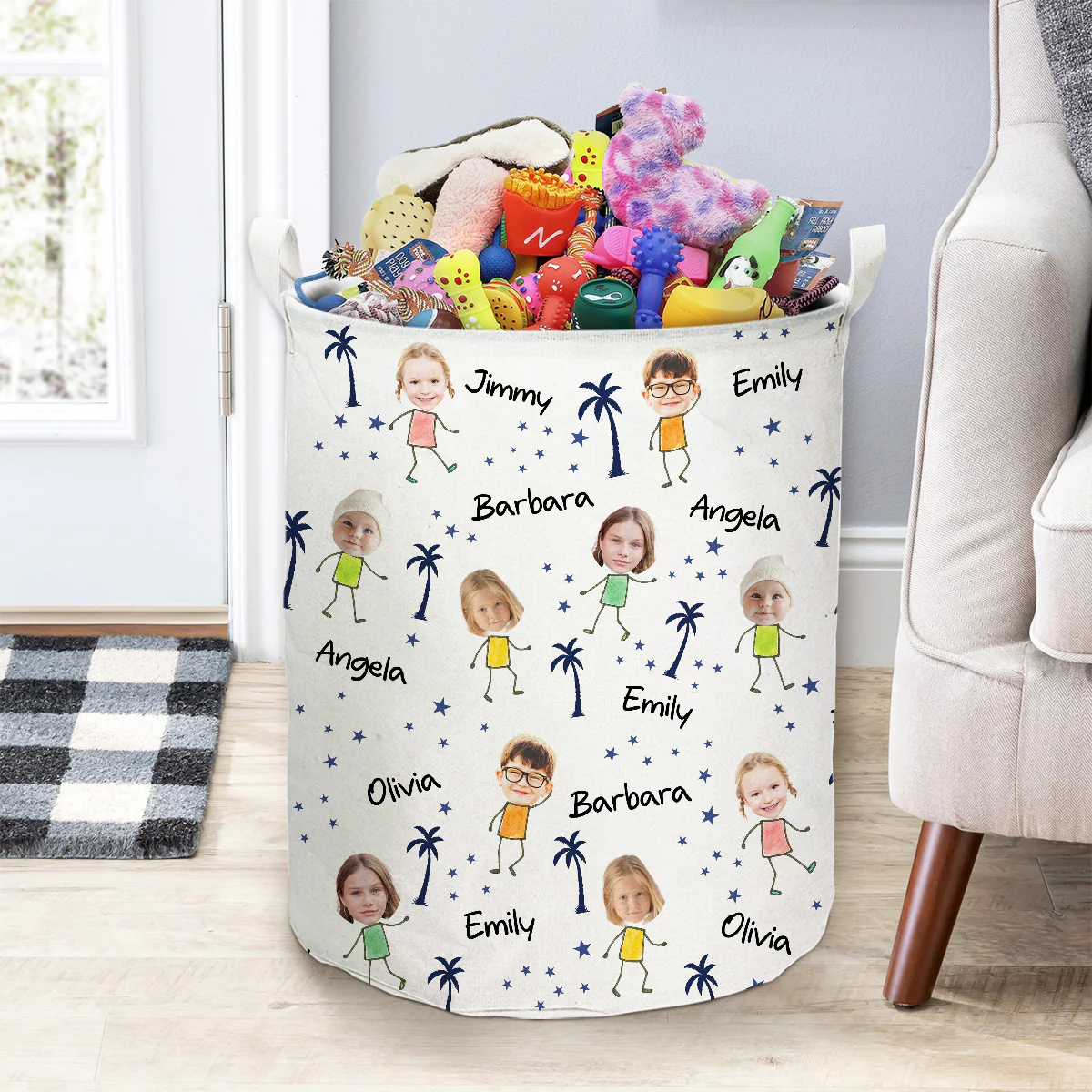 My Property - Personalized Custom Laundry Basket - Image 2