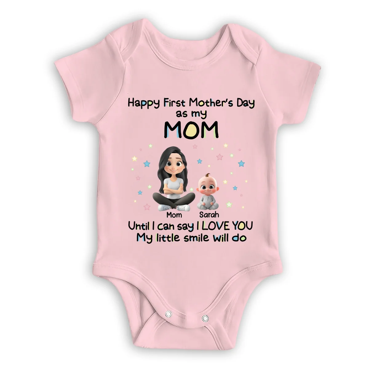 My Smile For You - Personalized Custom Baby Onesie - Image 10